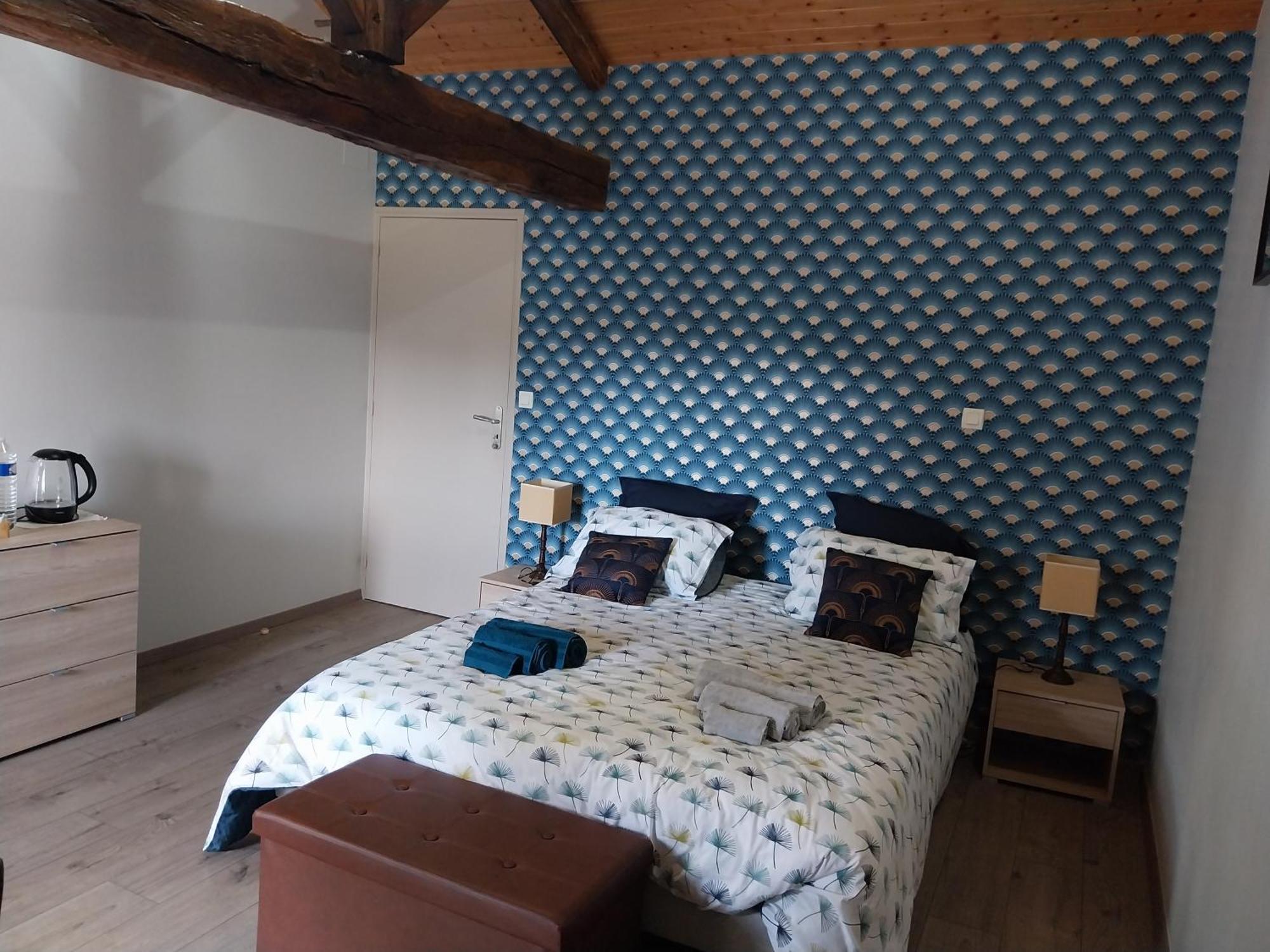 Au Granit Bleu Bed & Breakfast Faye-l'Abbesse Exterior foto